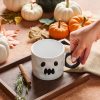 Mugs | Karaca Karaca Halloween Ghost Ceramic Mug, 10Cm, White Black