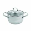 Pots | Karaca Karaca Bianca 304 Stainless Steel Induction Stockpot With Lid, 26Cm, Silver