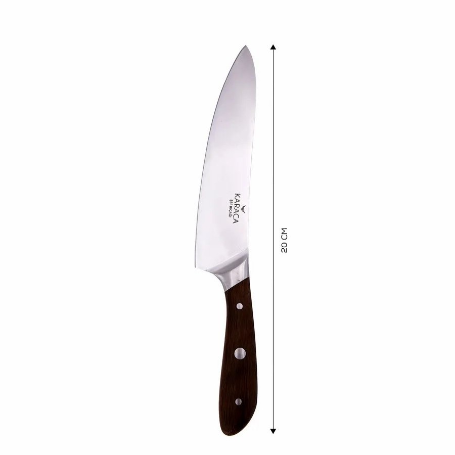 Chef Knife | Karaca Karaca Nature Chef Knife, 20Cm, Wood Silver