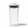 Storage Containers | Oxo Oxo Square Short Pop Container, Small 0.5L, White Transparent