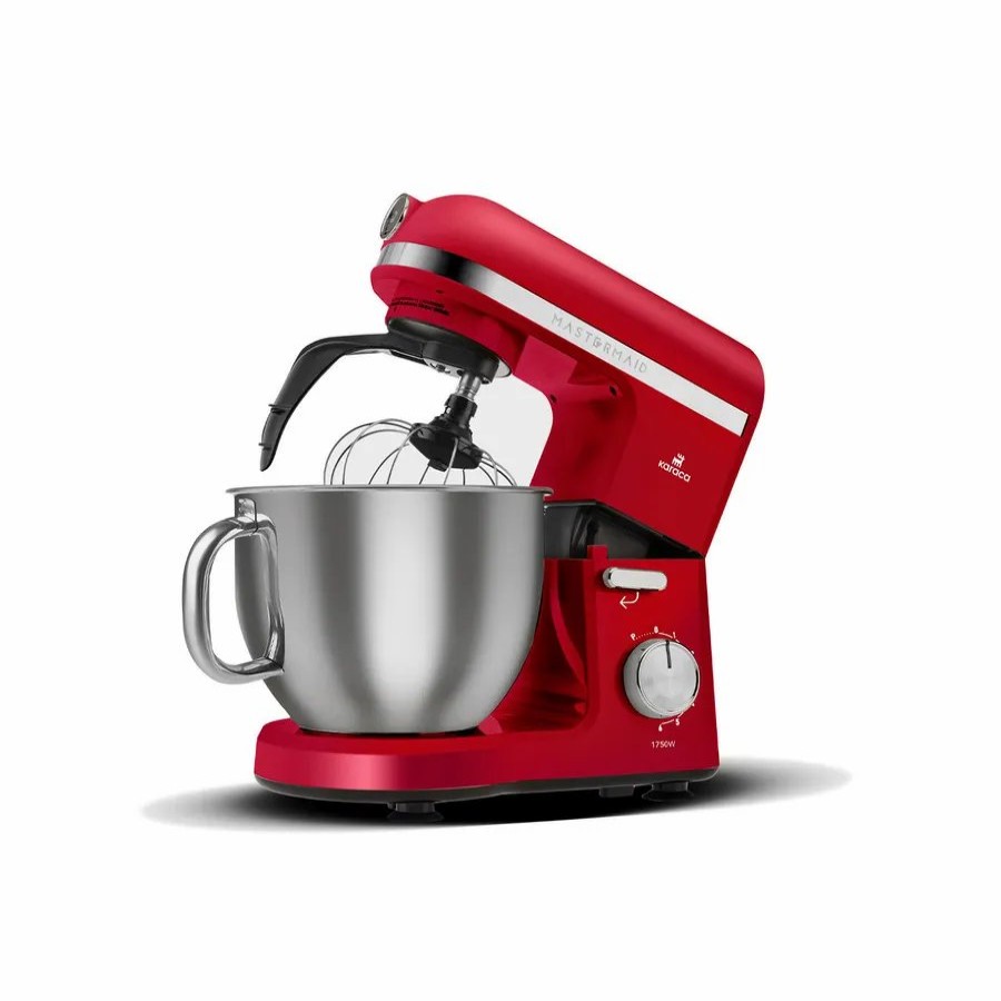 Stand Mixers | Karaca Karaca Mastermaid Chef Pro Zero Side Tech Stand Mixer, 1750W, 5L, Imperial Red