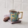 Mugs | Karaca Karaca Flower Porcelain Letter F Mug, 350Ml, Multi