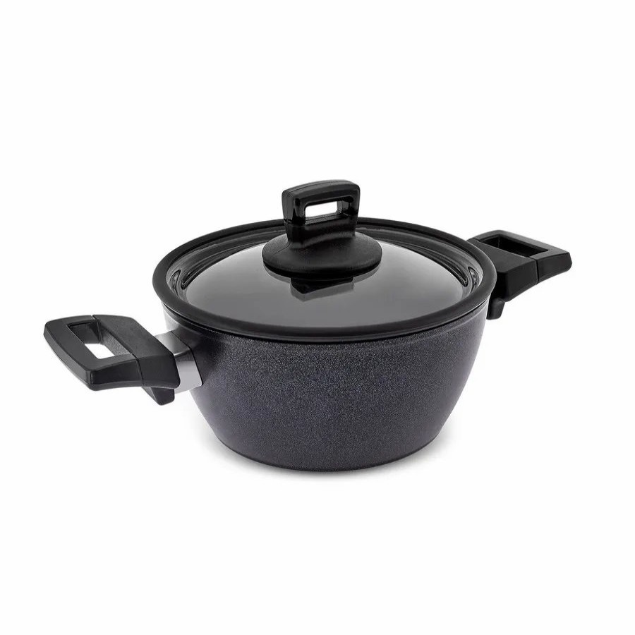 Pots | Karaca Karaca Biodiamond Powerful Plus Stockpot With Lid, 20Cm, Black