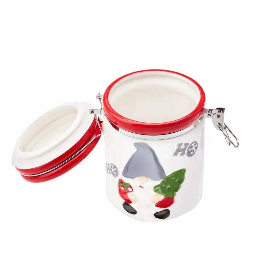 Storage Jars | Karaca Karaca New Year Christmas Ho Ho Ceramic Storage Jar, 1000Ml, Multi