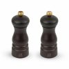 Salt And Pepper Grinders | Peugeot Peugeot Clermont 2 Piece Salt And Pepper Grinder, 13Cm, Chocolate