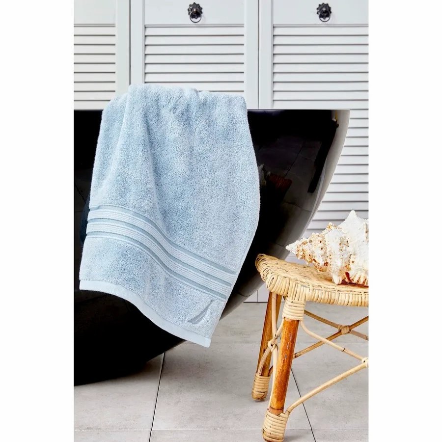 Towels | Nautica Home Nautica Home Ocean 100% Turkish Cotton Bath Towel, 70Cmx140Cm, Aqua