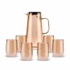 Decanters | Karaca Karaca Parma 7 Piece Pitcher Set, Amber