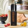 Knife Block Sets | Karaca Karaca Overcut 5 Piece Knife Block Set, Black