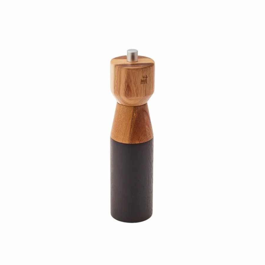 Salt And Pepper Grinders | Karaca Karaca Zoe Wooden Spice Grinder, 22Cm, Wood Black