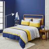 Duvet Cover Sets | Nautica Home Nautica Bold 100% Turkish Cotton Duvet Cover Set, King, 230Cmx220Cm, Yellow Multi