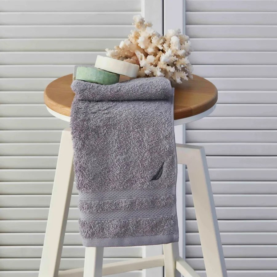 Towels | Nautica Home Nautica Home Crew Guest 100% Turkish Cotton Towel, 30Cmx50Cm, Grey