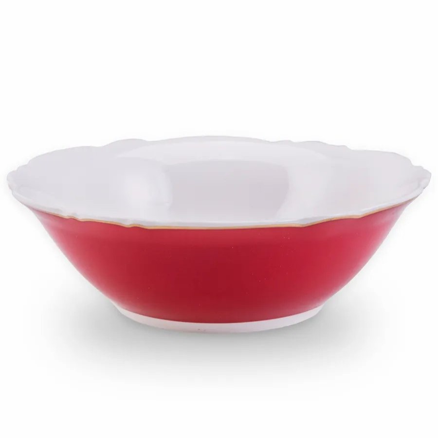 Bowls | Karaca Karaca Romantic Porcelain Bowl, 14Cm, Red White