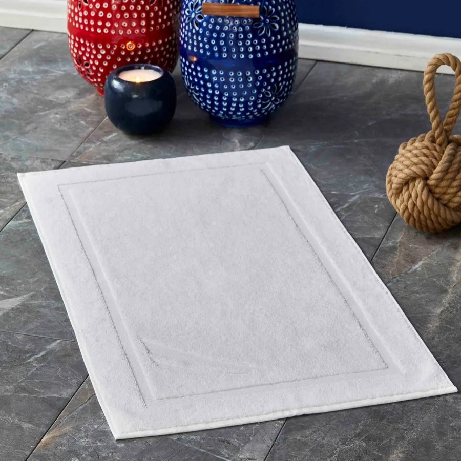 Bath Mats | Nautica Home Nautica Home Crew 100% Turkish Cotton Bath Mat, 50Cmx85Cm, White