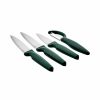 Knife Sets | Karaca Dr.Inox 4 Piece Stainless Steel Knife Set, Green