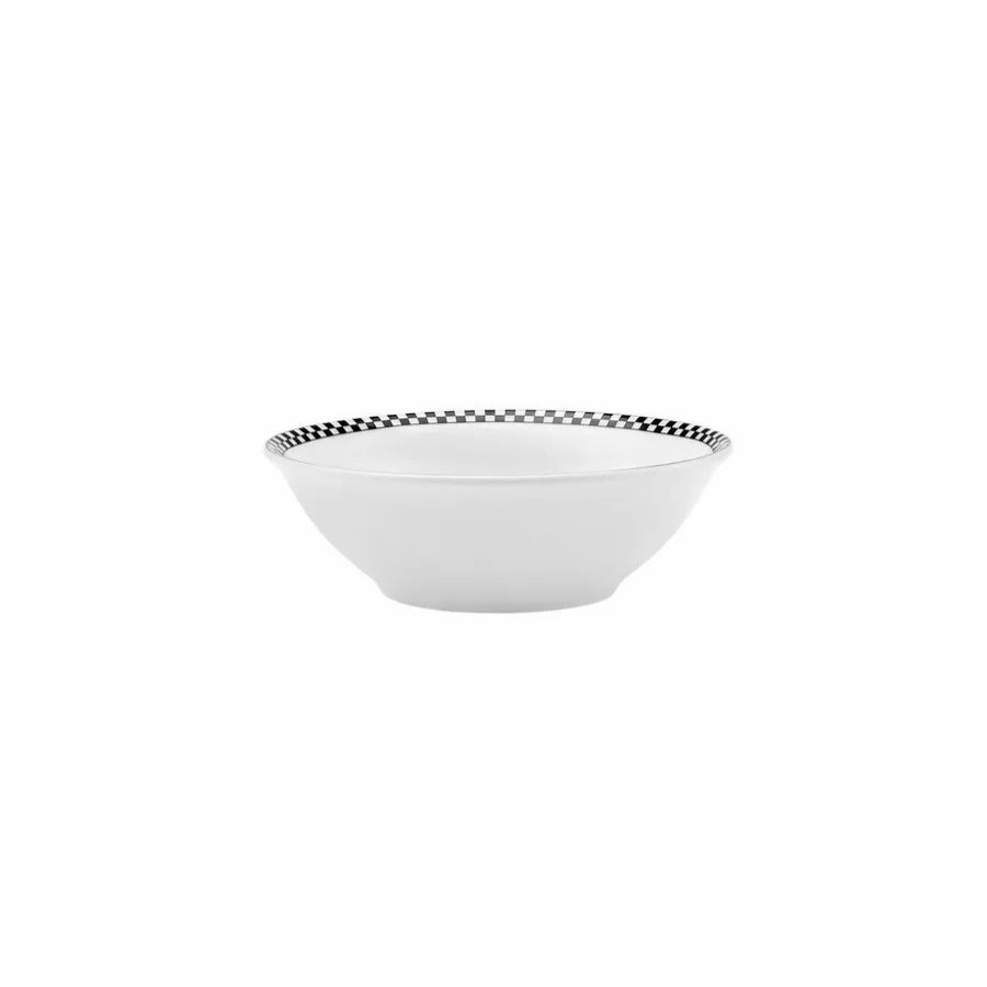 Bowls | Karaca Karaca Game New Generation Bone Cerealsoup Bowl, 14Cm, Black White