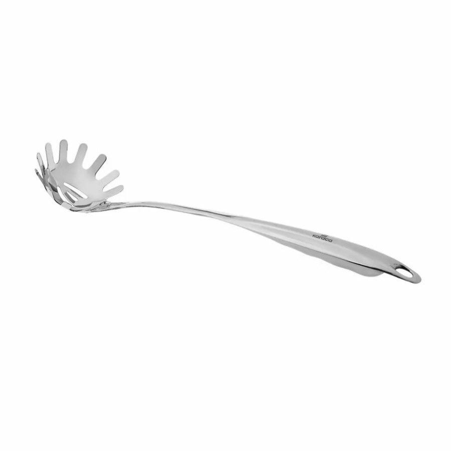 Kitchen Utensils | Karaca Karaca Luxury Stainless Steel Pasta Spoon, 33Cm, Silver