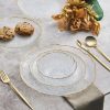 Glass Dinner Sets | Karaca Karaca Milanda 12-Piece Glass Dinner Set For 4 People, Transparent Gold