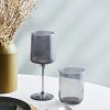 Wine And Champagne Glasses | Karaca Karaca 3 Piece Glass Wine Glass Set, 320Ml, Anthracite