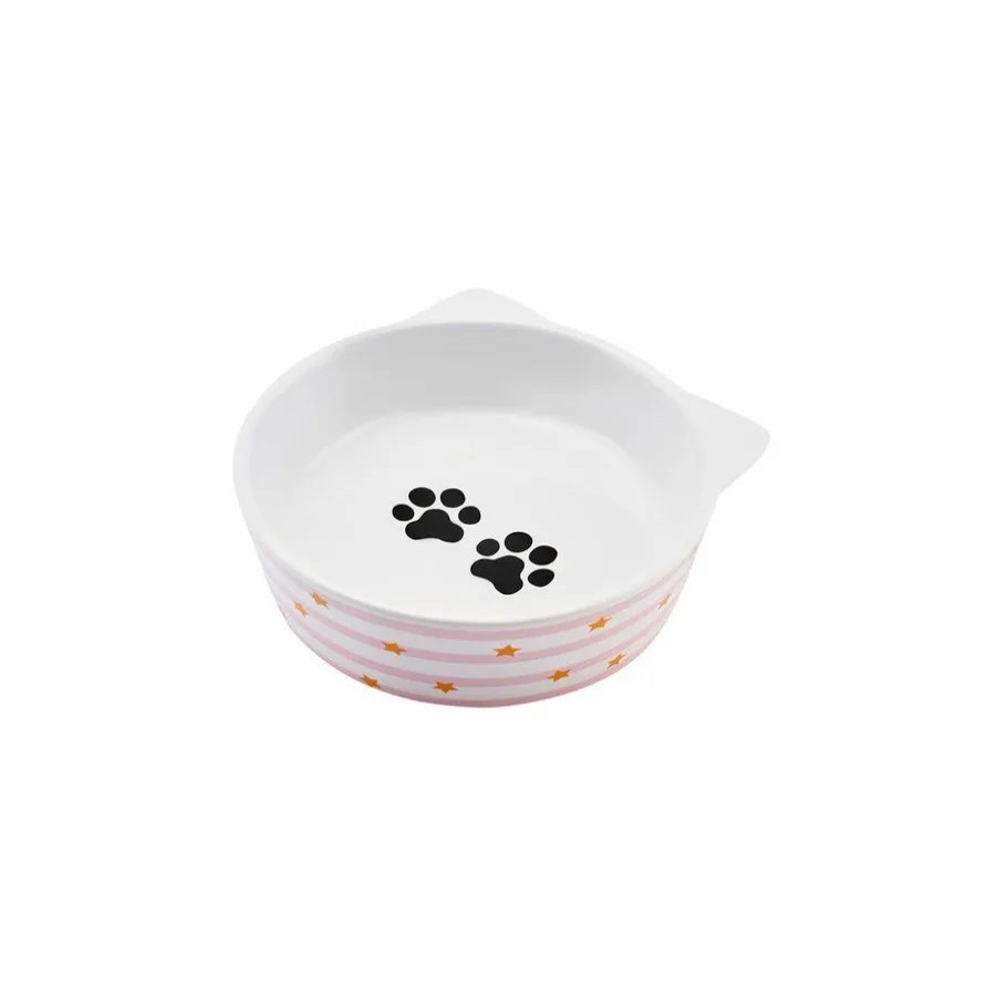 Pet Care | Karaca Karaca Ceramic Round Pet Bowl, 14Cm, White Multi