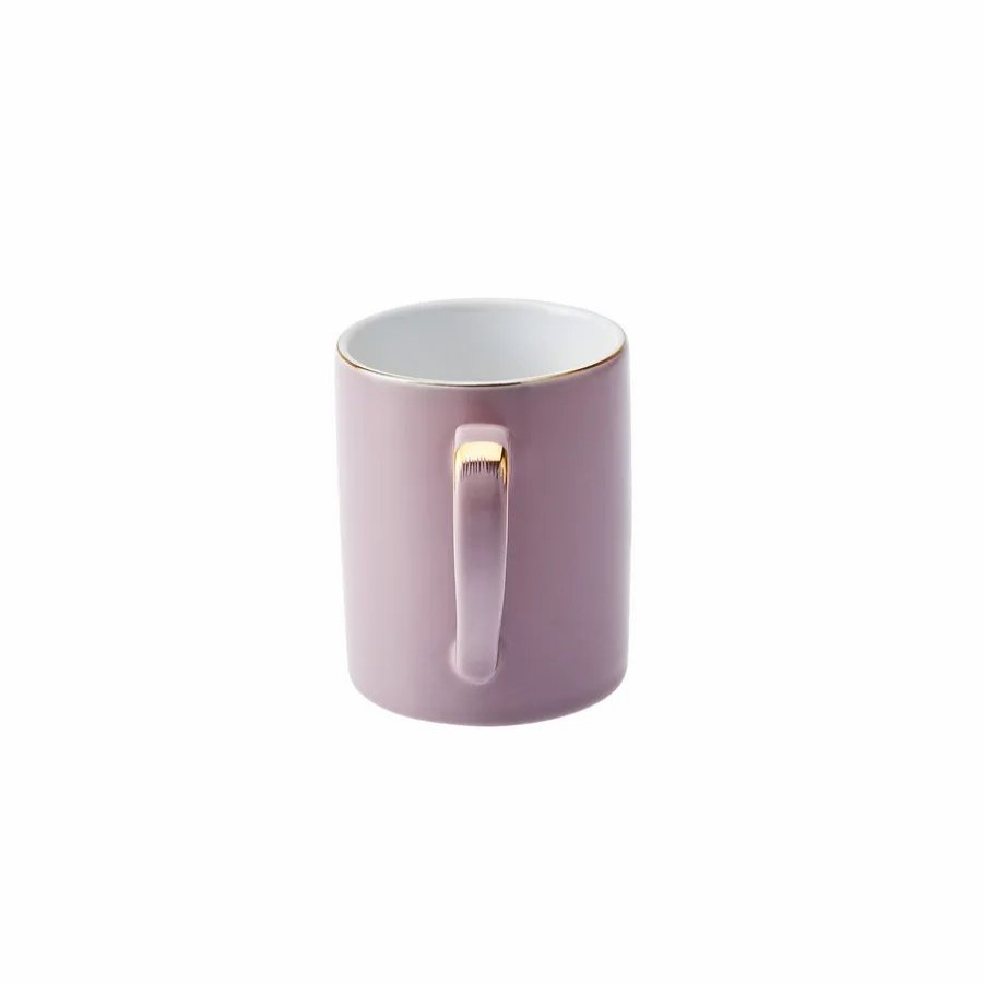 Mugs | Karaca Karaca Pastel Porcelain Mug, 350Ml, Purple Gold