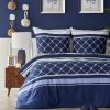 Duvet Cover Sets | Nautica Home Nautica Knot 100% Turkish Cotton Duvet Cover Set, Single, 140Cmx200Cm, Navy Blue Multi