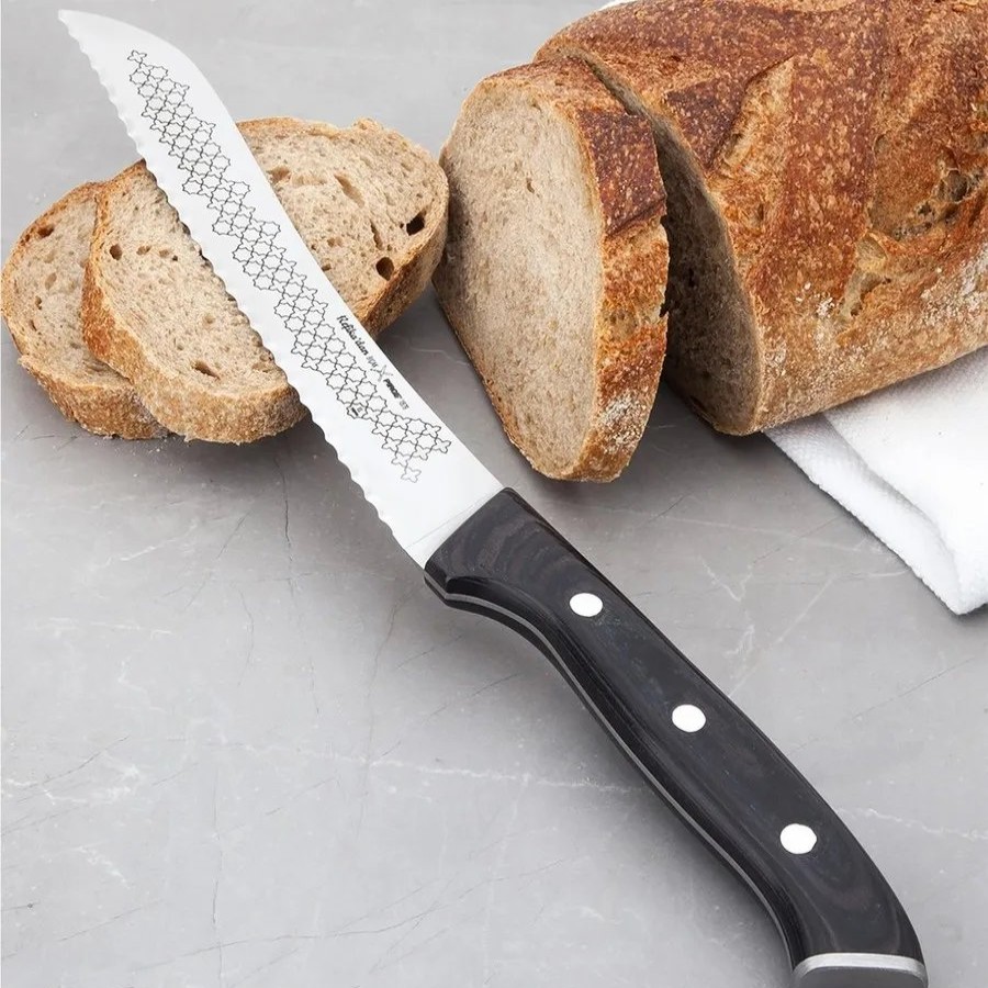 Knives | Karaca Karaca Refika Bread Knife, Black