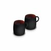 Mugs | Karaca Karaca Galactic 2 Piece Reactive Glaze Mug Set For 2 People, 400Ml, Black