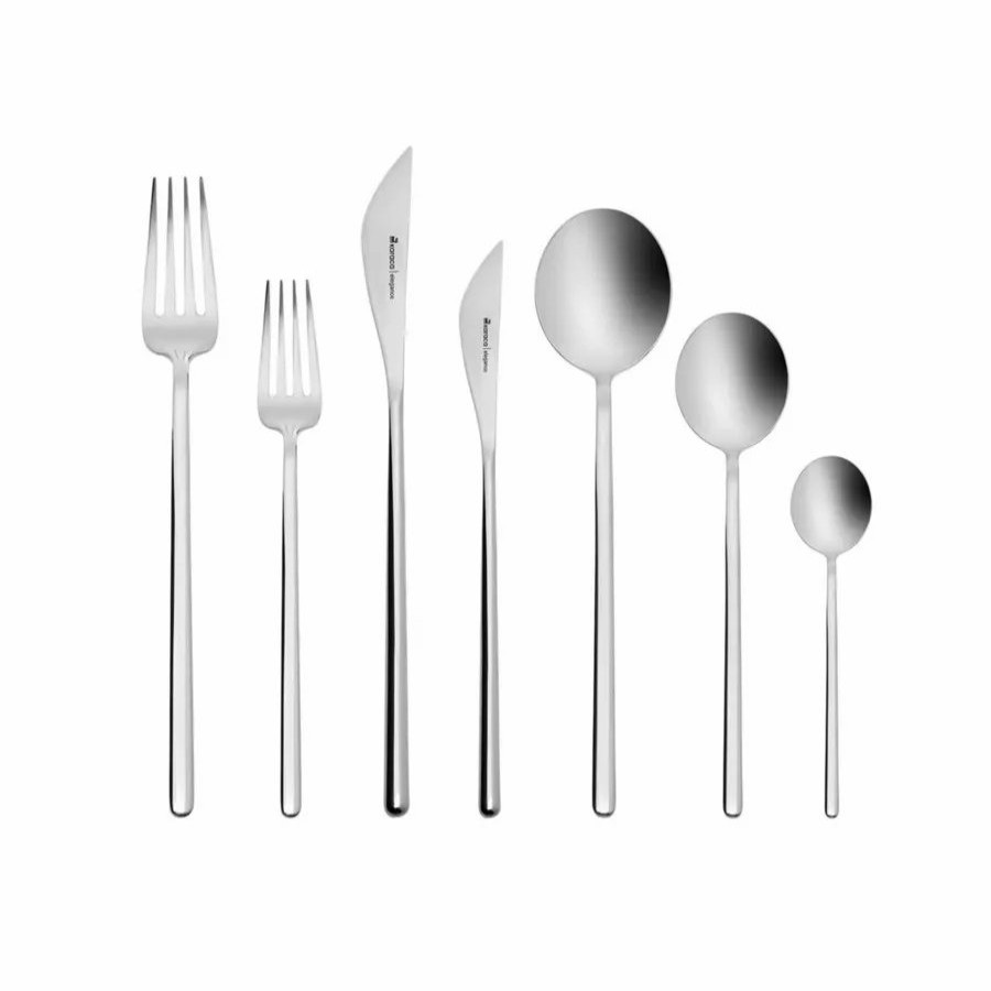 Cutlery Sets | Karaca Karaca Focus 84 Piece Stainless Steel Cutlery Set For 12 People, Silver