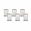 Coffee Glasses | Karaca Karaca Gizem 6 Piece Glass Small Water Glass Set, Transparent Gold