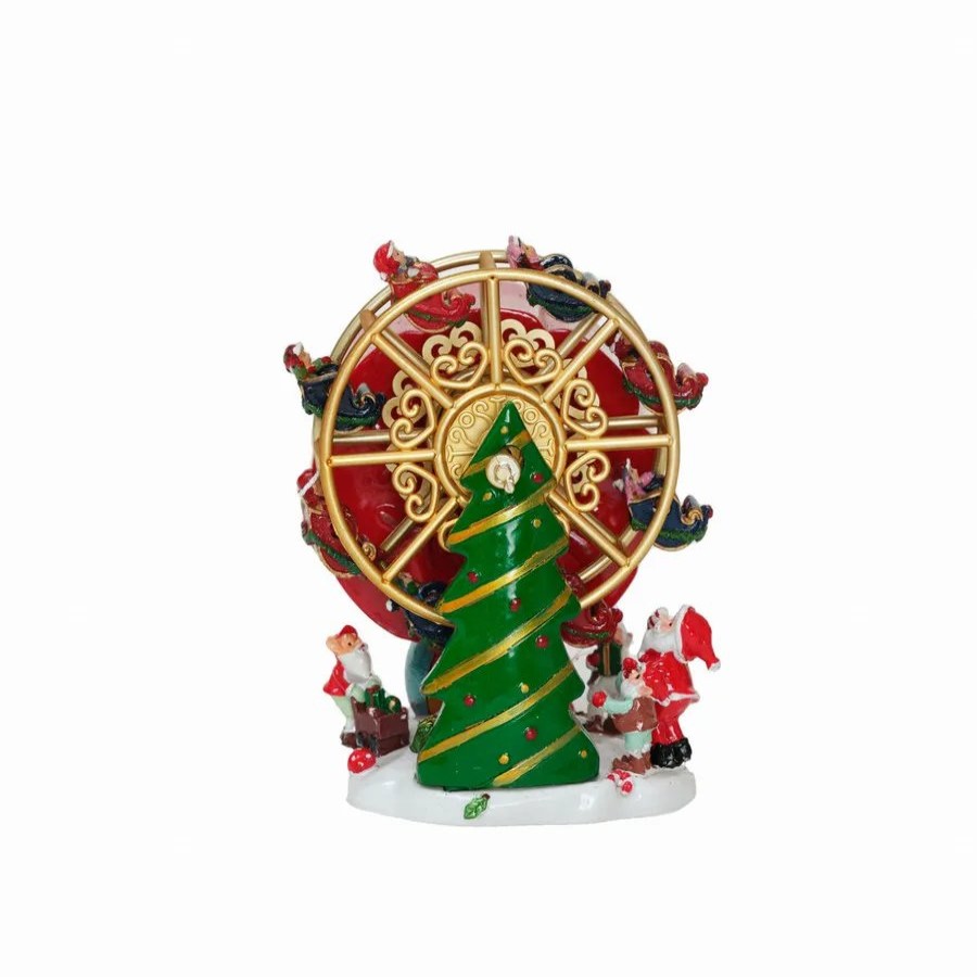 Ornaments | Karaca Home Karaca Home New Year Christmas Musical Ferris Wheel Ornament, 11Cmx11Cmx14.1Cm, Multi