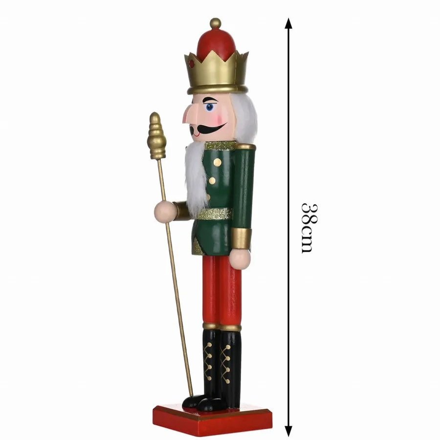 Ornaments | Karaca Home Karaca New Year Christmas Nutcracker Figure, 36Cm, Multi