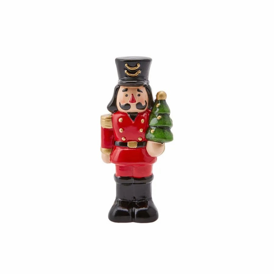 Ornaments | Karaca Home Karaca Home New Year Christmas Ceramic Nutcracker Figure, 12Cm, Multi