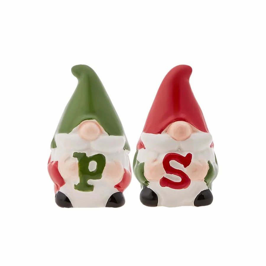 Salt And Pepper Shakers | Karaca Karaca New Year Christmas Hoho Ceramic Salt And Pepper Shaker, 5Cmx5Cmx8Cm, Multi