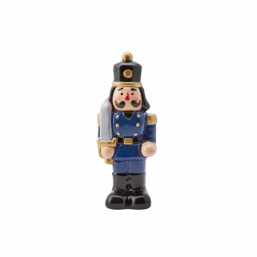 Ornaments | Karaca Home Karaca Home New Year Christmas Ceramic Nutcracker Figure , 12Cm, Multi