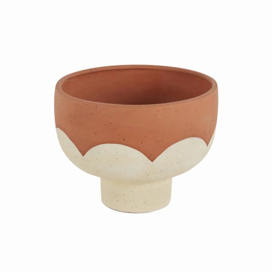 Plant Pots | Karaca Home Karaca Home Simple Ceramic Decorative Plant Pot, 20Cmx15Cm, Multi