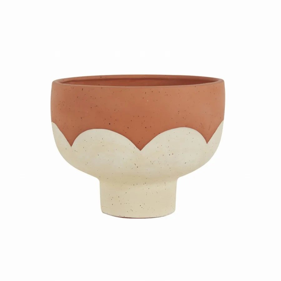 Plant Pots | Karaca Home Karaca Home Simple Ceramic Decorative Plant Pot, 20Cmx15Cm, Multi