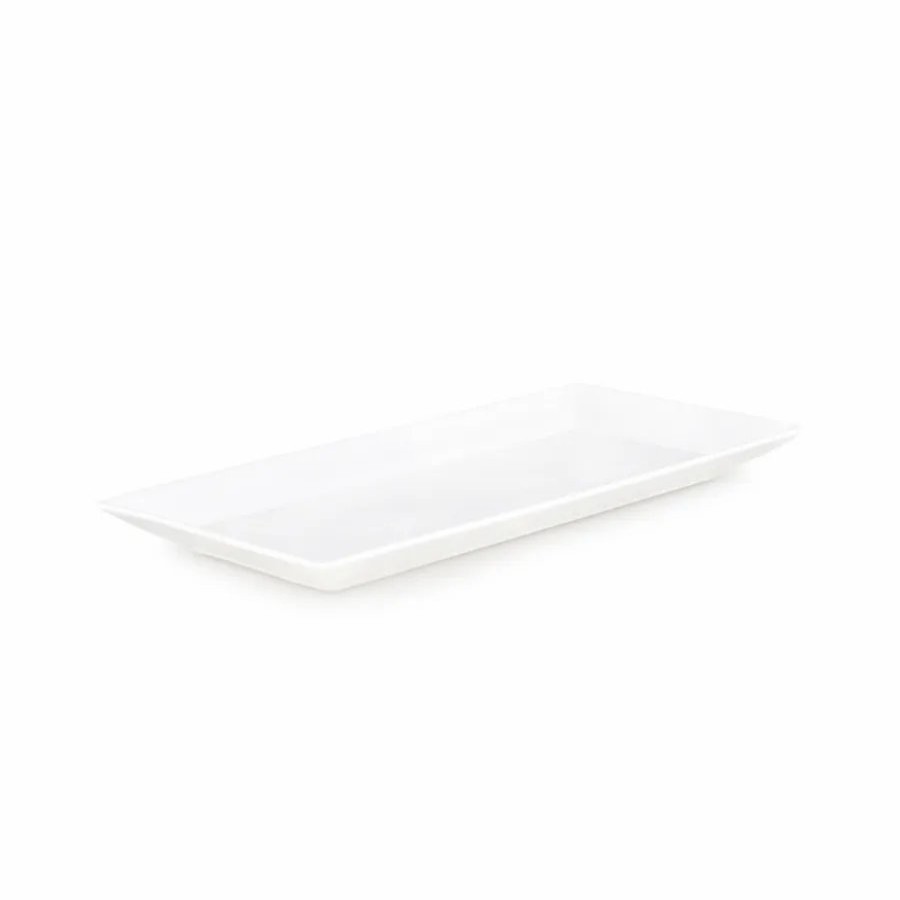 Serving Platters | Karaca Karaca Carmen Trend Porcelain Serving Platter 18Cmx9Cm, White