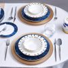 Porcelain Dinner Sets | Karaca Karaca Safir 24-Piece Porcelain Dinner Set For 6 People, Multi