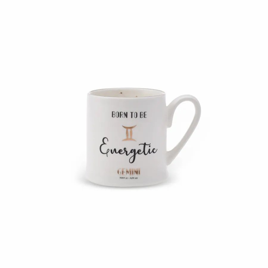 Mugs | Karaca Karaca Signs Of The Zodiac Gemini Porcelain Mug, 380Ml, Multi