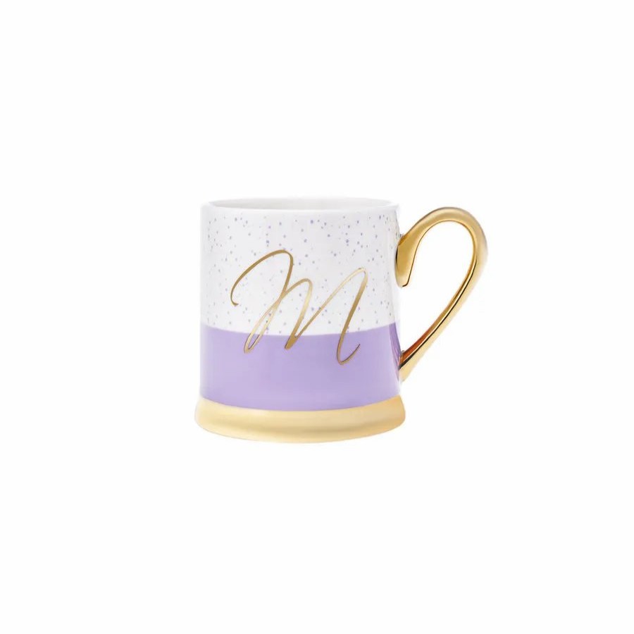 Mugs | Karaca Karaca Letter M Porcelain Mug, 330Ml, Multi