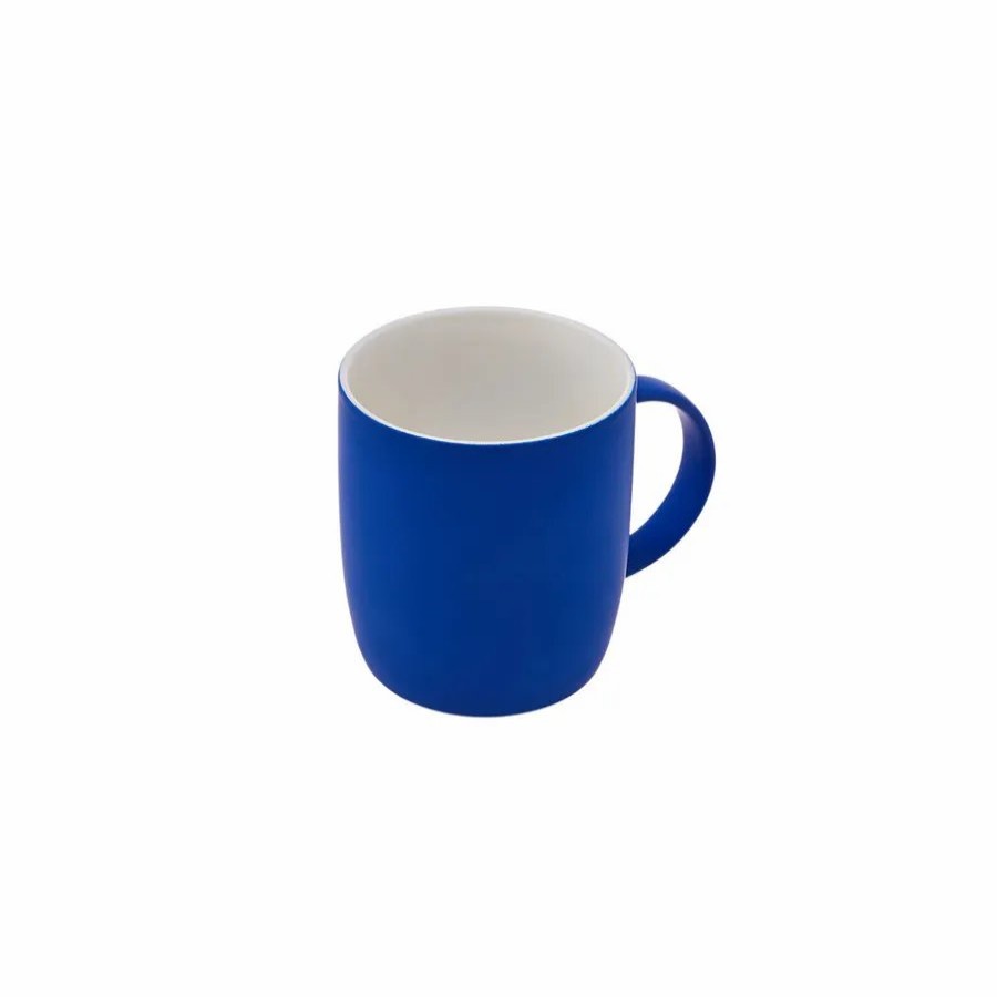 Mugs | Karaca Karaca Soft Touch Porcelain Mug, 340Ml, Navy Blue