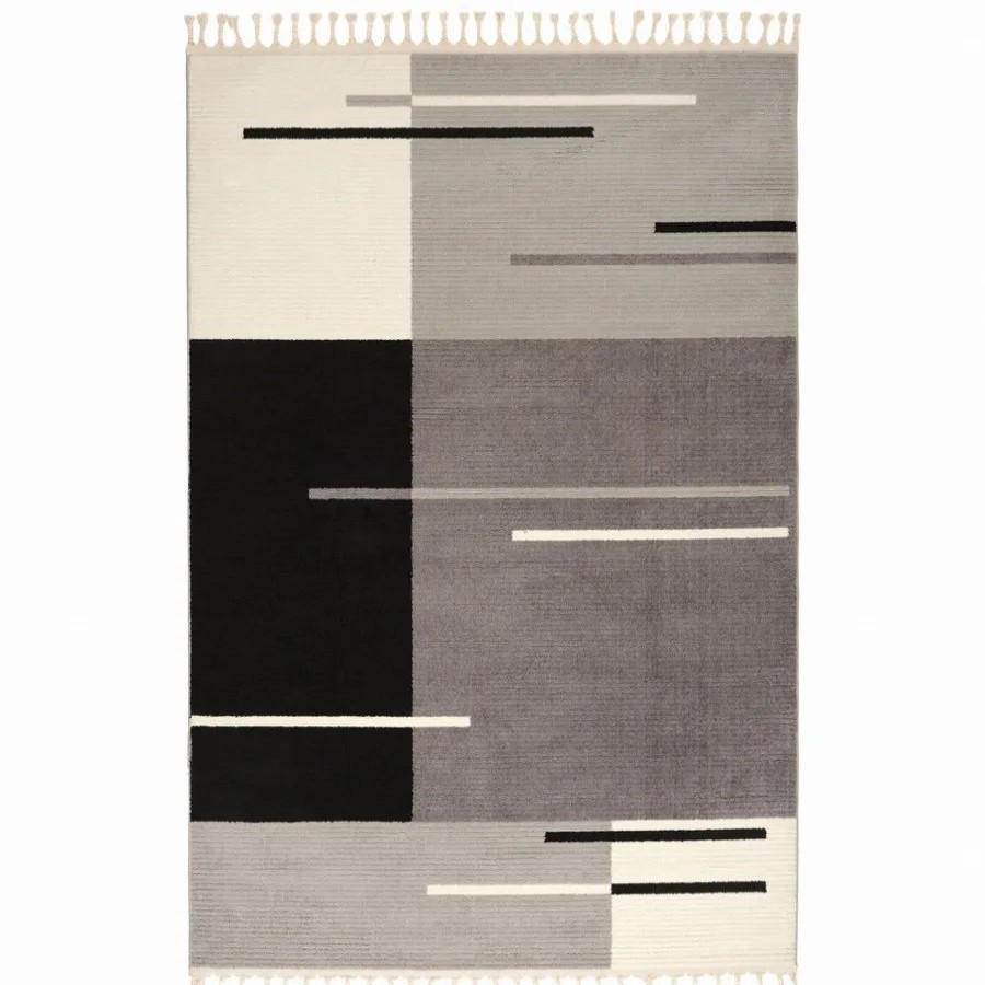 Modern Rugs | Kasmir Rugs Kasmir Rugs 724 Four Seasons Gris Rug, 80Cmx150Cm, Multi