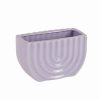 Plant Pots | Karaca Home Karaca Home South Beach California Ceramic Decorative Plant Pot, 17.4Cmx8Cmx10.4Cm, Lilac