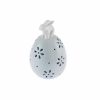 Ornaments | Karaca Karaca Easter Stoneware Glass Decorative Trinket, White Blue