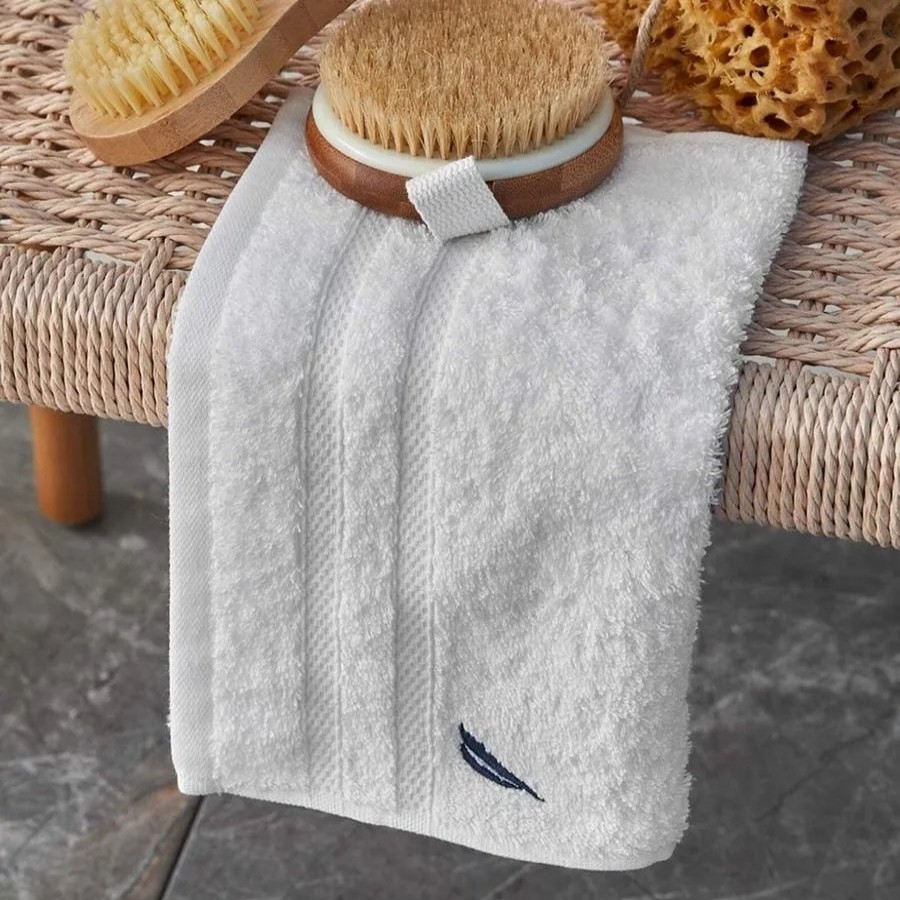 Towels | Nautica Home Nautica Home Crew Guest 100% Turkish Cotton Towel, 30Cmx50Cm, White