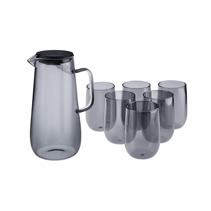 Decanters | Karaca Karaca Parma 7 Piece Pitcher Set, Blue