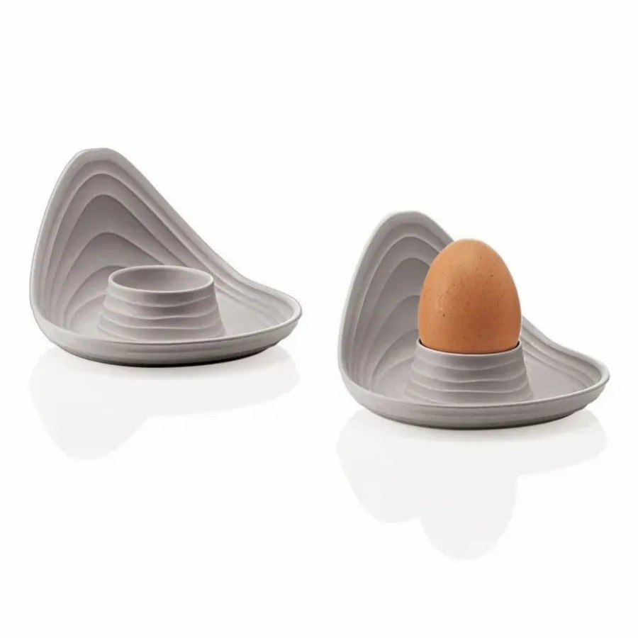 Bowls | Guzzini Guzzini Tierra 2 Piece Egg Cup Set, Brown