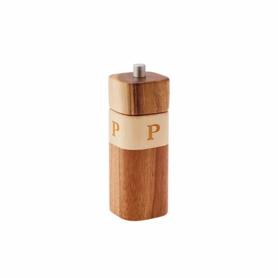 Salt And Pepper Grinders | Karaca Karaca Owen Wooden Spice Grinder, 17Cm, Wood