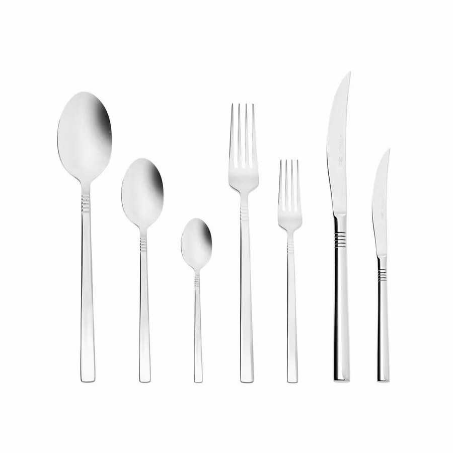 Cutlery Sets | Karaca Karaca Nil 84 Piece 316+ Stainless Steel Cutlery Set For 12 People, Silver