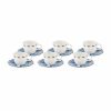 Espresso&Turkish Coffee Cup Sets | Karaca Karaca Fine Pearl Azur 12 Piece Espresso Turkish Coffee Cup For 6 People, 100Ml, Multi